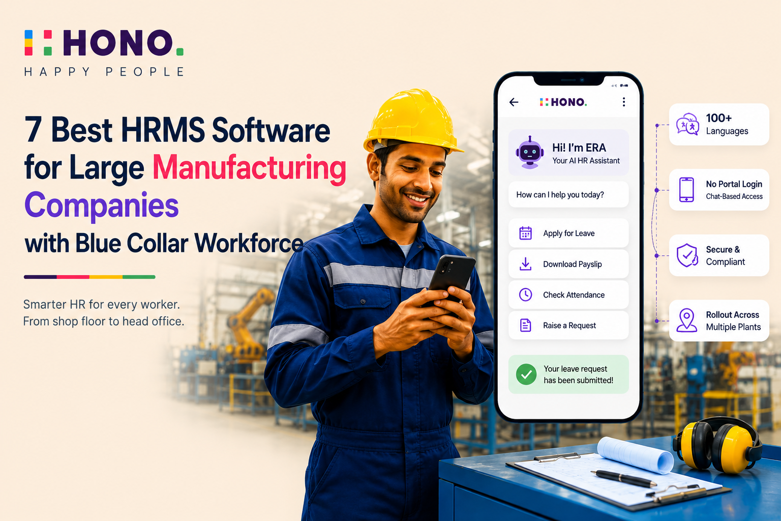 7 Best HRMS Software for Large Manufacturing Companies with Blue Collar Workforce