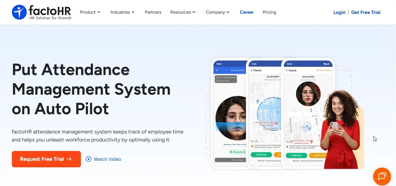 Attendance Management System - FactoHR