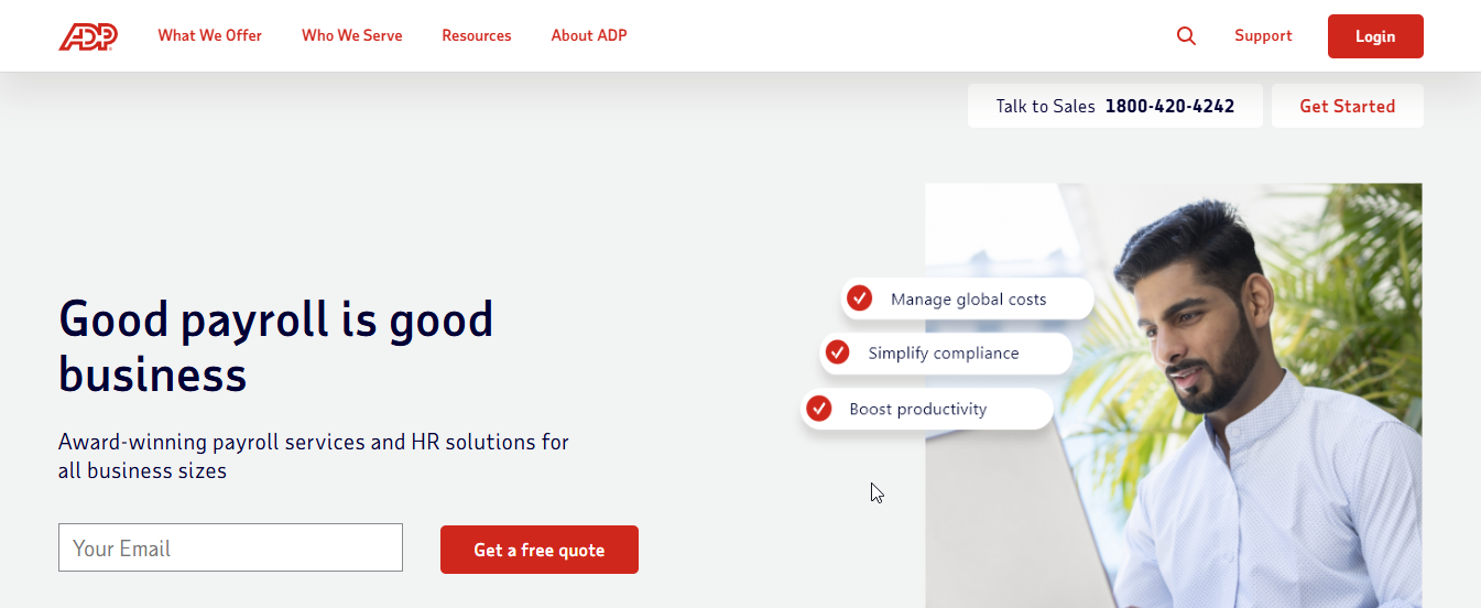 Payroll outsourcing - ADP