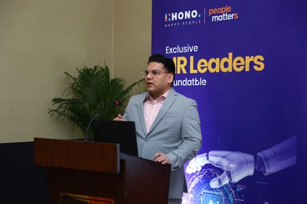 Amandeep addressing the attendees