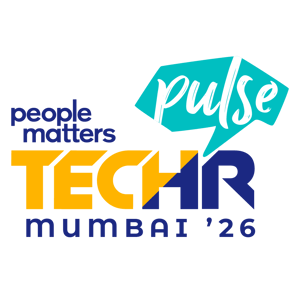 People Matters TechHR Pulse Mumbai 2026 logo with speech bubble design.
