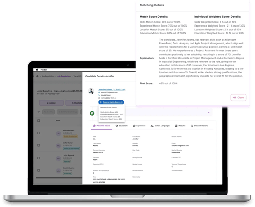 Seamless employee rec