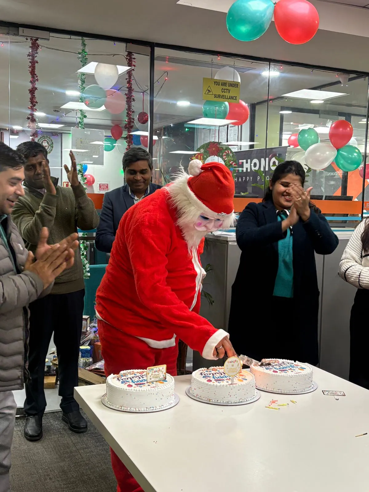 Team birthdays, cake day