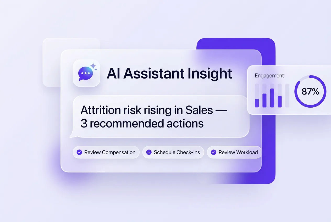 Professional using an AI assistant