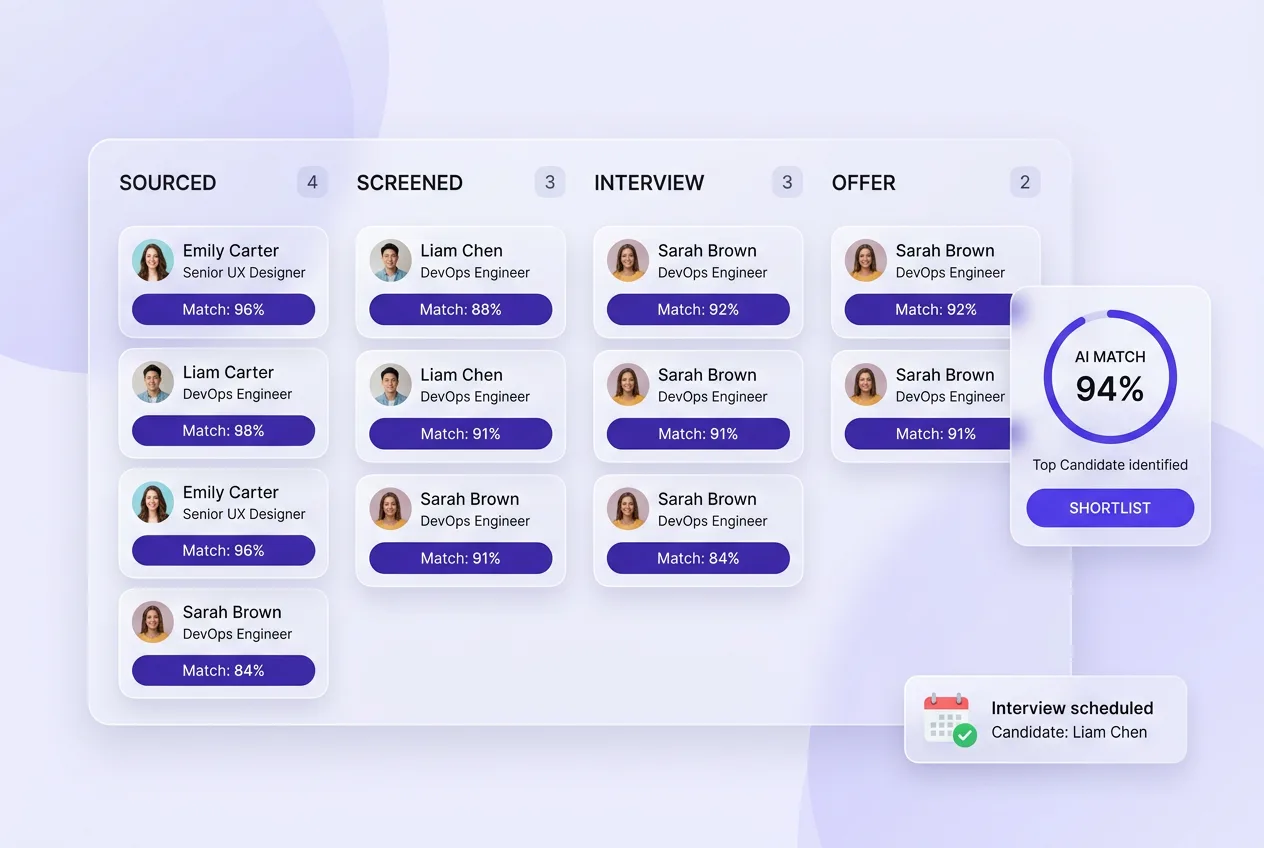 AI recruitment pipeline