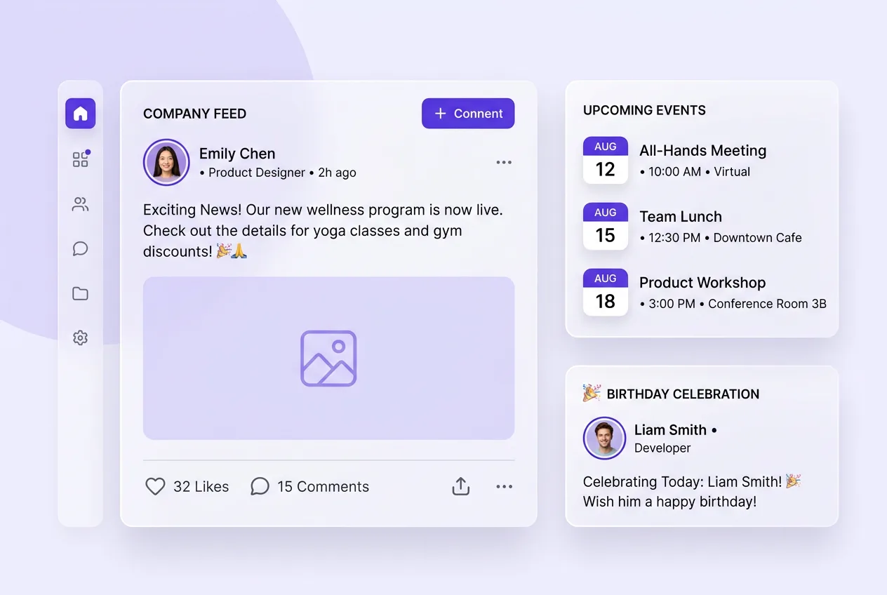 A closed-garden social network for your workforce.